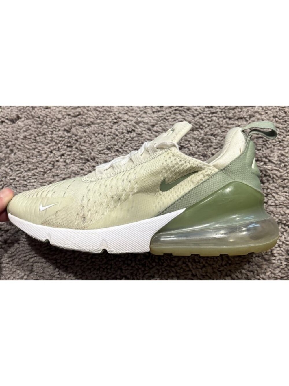 Nike Air Max 270 Sea Glass Oil Green Women's 7.5 Sneakers FN7101-020